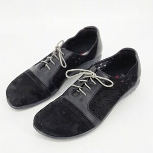 NAOT Lalo Suede Leather Perforated Lace Up Comfort Oxfords 41 US 10 - 10.5 EUC